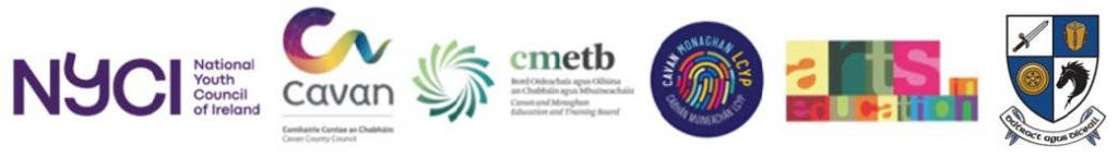 Cavan Monaghan Youth Arts Bursary 2026 logos