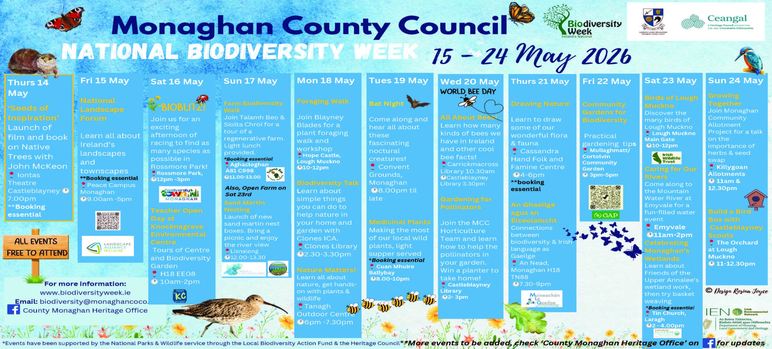 Calendar Of Events Biodiversity Week 2026 Final