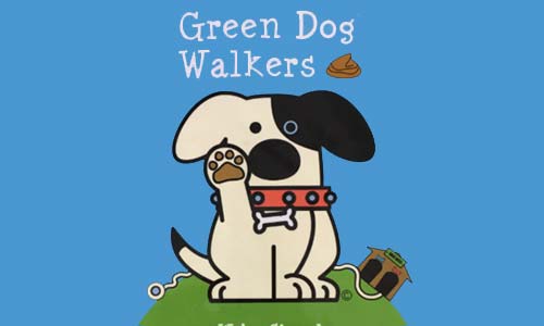 Green Dog Walkers Icon