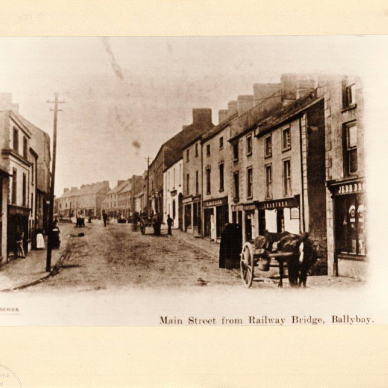Main Street from Railway Bridge Ballybay