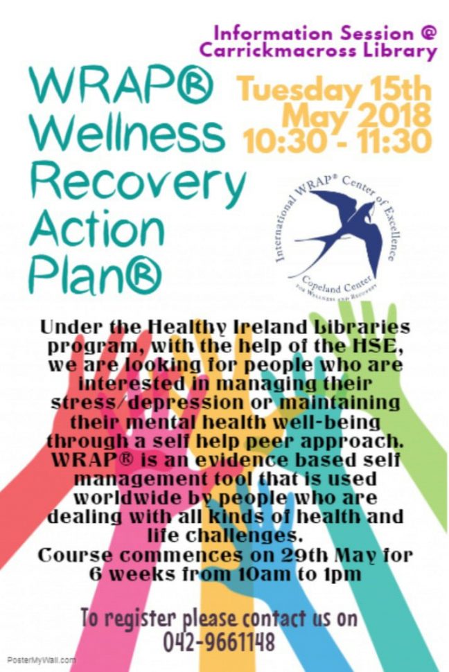 WRAP - Wellness Recovery Action Plan Course @ Carrickmacross Library ...