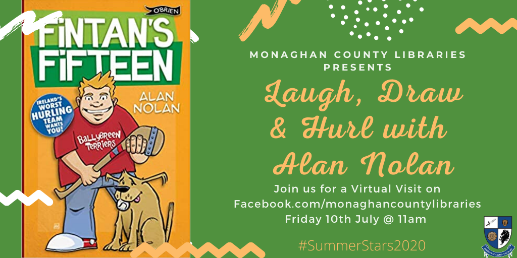 Joi us for a Virtual Visit from Alan Nolan over on Facebook July 10th @ 11am