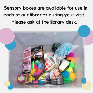 Photo of sensory toys in a box