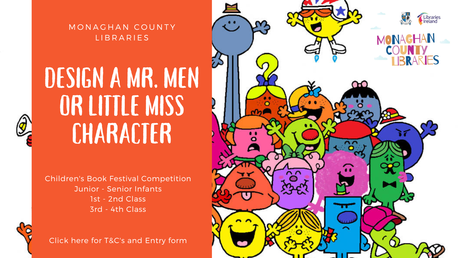 Design a Mr Men or Little Miss Character - Library