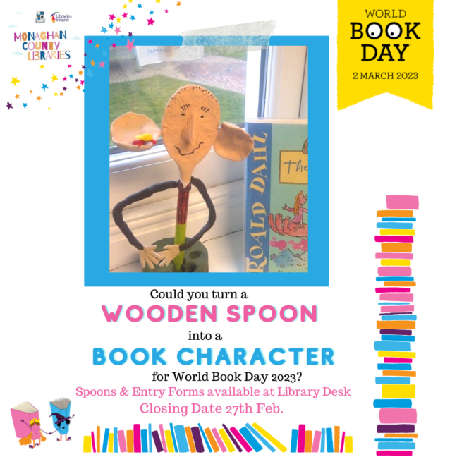 Turn a Wooden Spoon into a Book Character for World Book Day 2023