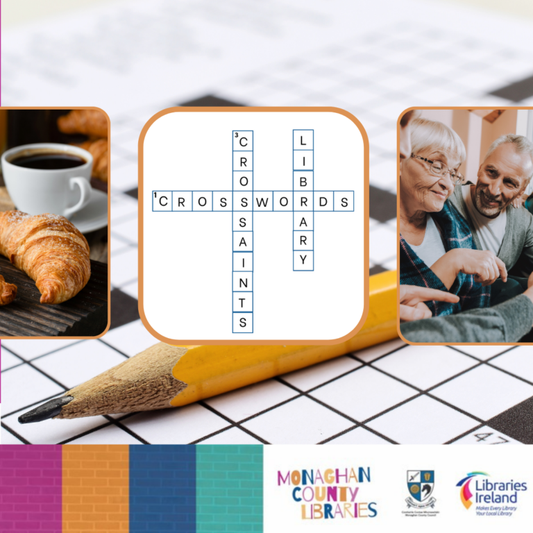 Crosswords and Crossaints at the library