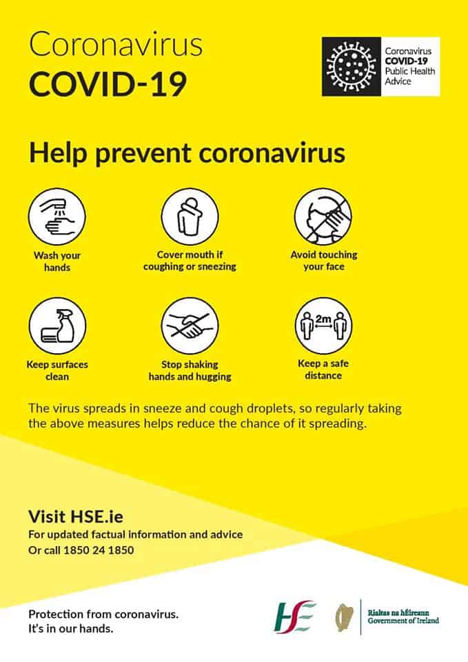 3. Covid 19 Prevention A4 Poster - Comhairle Contae ...