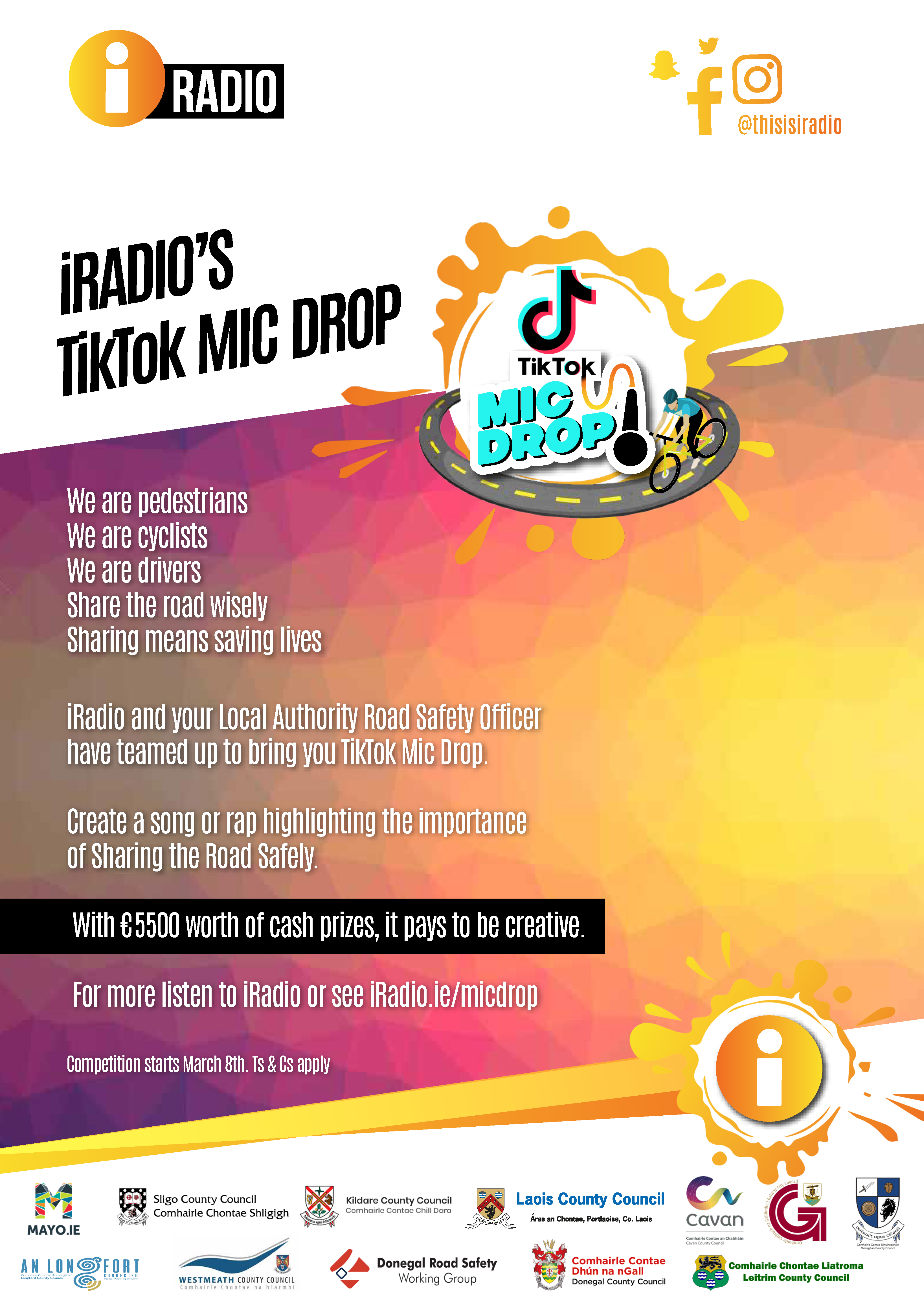 IRadio Mic Drop TikTok 2 - Comhairle Contae Mhuineacháin