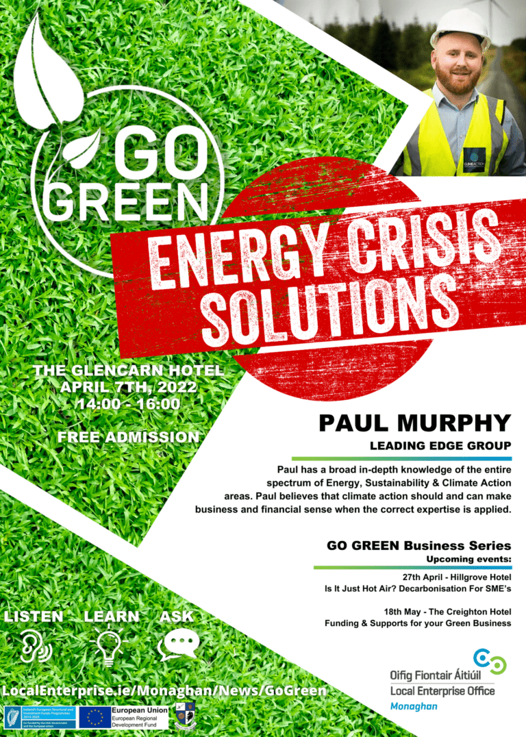 Local Enterprise Office Monaghan launches the 'Go Green Climate Action ...