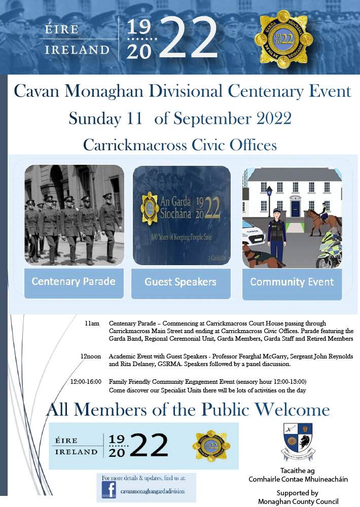 Cavan Monaghan Divisional Centenary Event