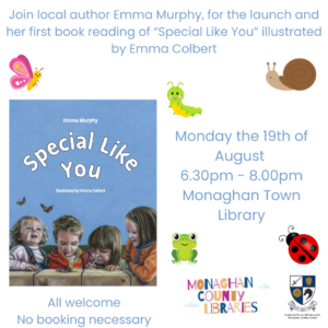 Book Launch - by Local author Emma Murphy "Special Like You"