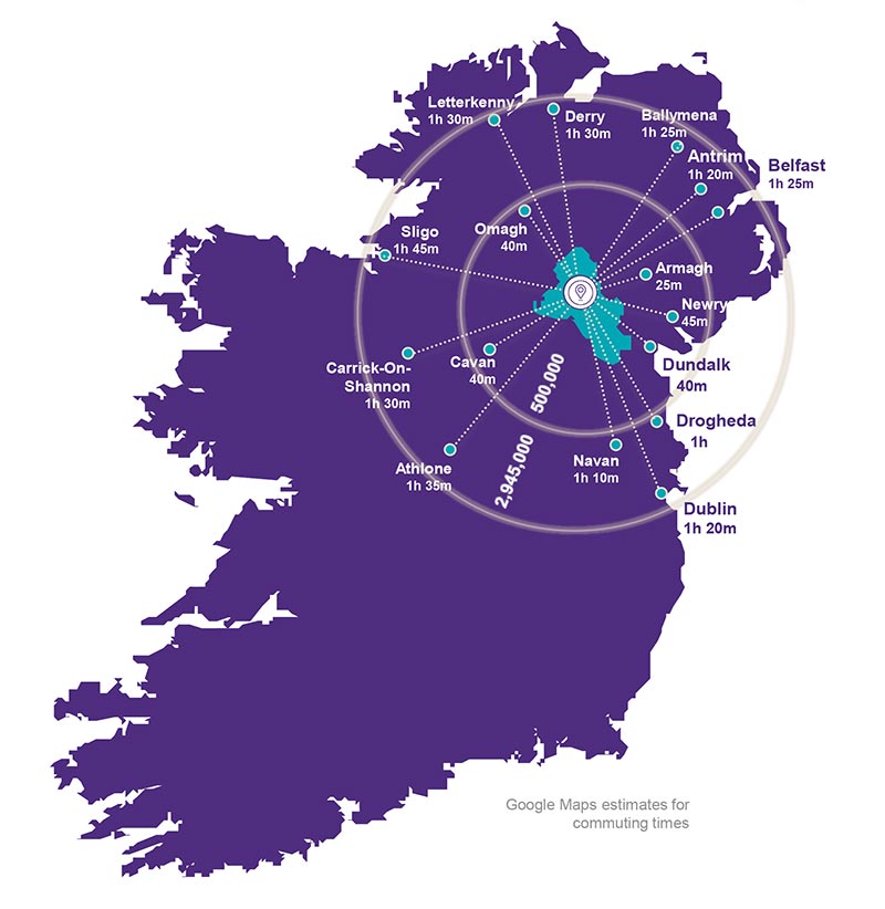 Travel Time Map