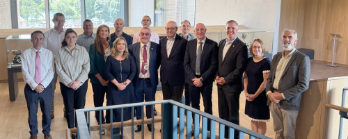 Recent Visit To Monaghan By A Delegation From Franklin City, Tennessee. L-R BACK Cathal Flynn, Rich Cannon, Liam Bradley, Cllr Aidan Campbell, Cllr Paul Gibbons L-R Front Row – Cllr Alan Johnston, Yvonne McGoldrick, Kim Cannon, Pamela Kerr, Cathaoirleach PJ O’ Hanlon, Mayor Ken Moore, Robert Burns, Eric Stuckey, Lisa Stuckey And Cllr Sean Conlon.