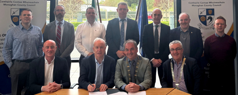 Signing of Contracts Carrickmacross Public Realm Project